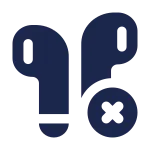 Airbuds Remove SVG Icon